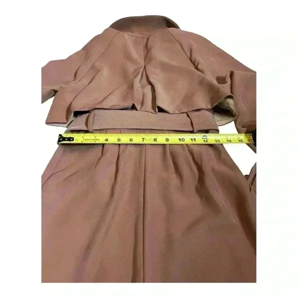 MUKOK STUDIO Belted Utility Jumpsuit Size S women’s pants camel/tan - Picture 11 of 13